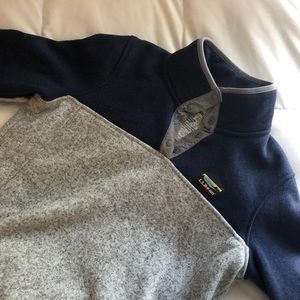 LL Bean Fleece Pullover Sweatshirt